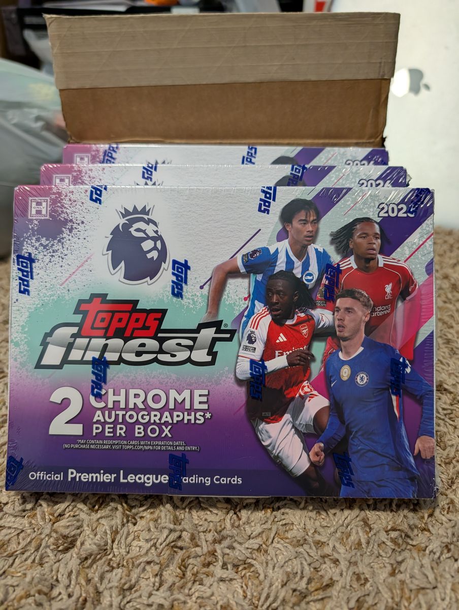Topps Finest Premier League 2026 - Hobby Box