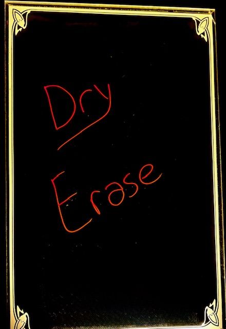 Lighted dry erase sign board
