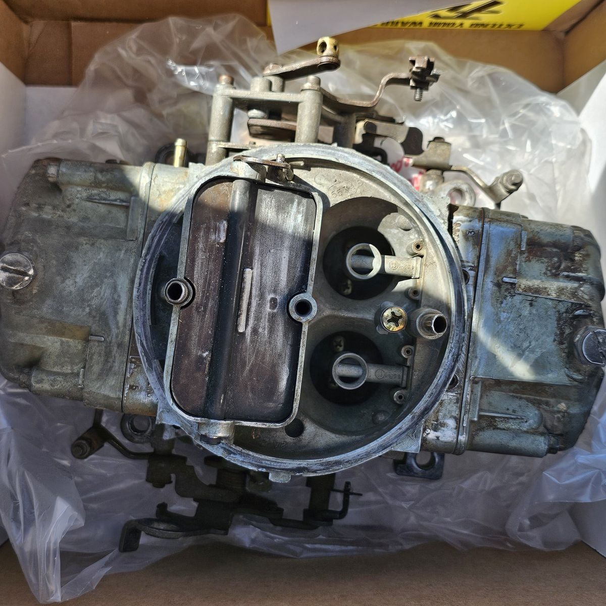 Holley double pumper 750 carburetor manual choke