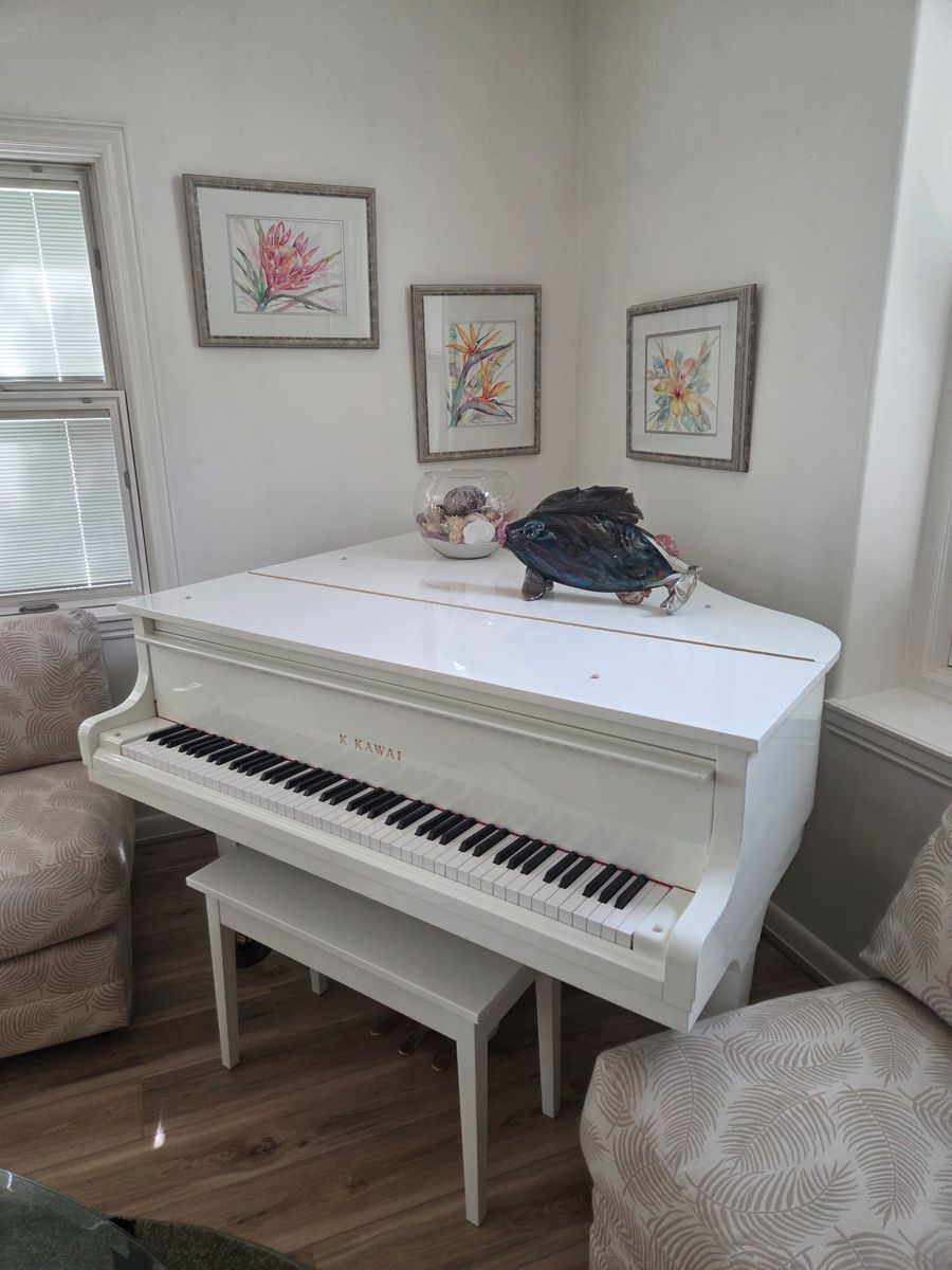Kawai White Baby Grand