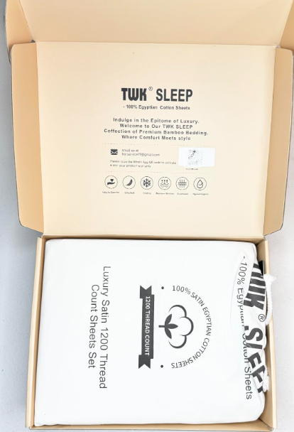 New in box Queen Egyptian cotton Bedding Set