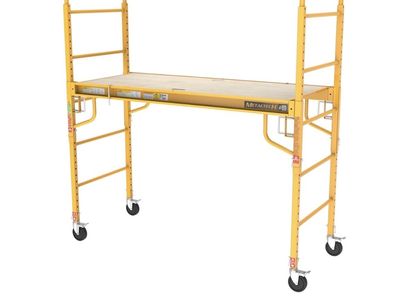 METALTECH I-BMSS 6' H x 6' W x 29" D Baker-Style Scaffold with Casters and Platform