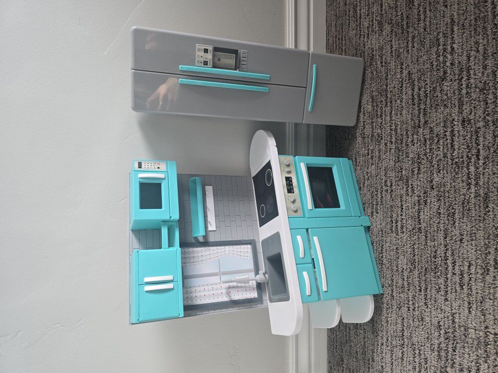 American Girl Doll Compatible Kitchen Set