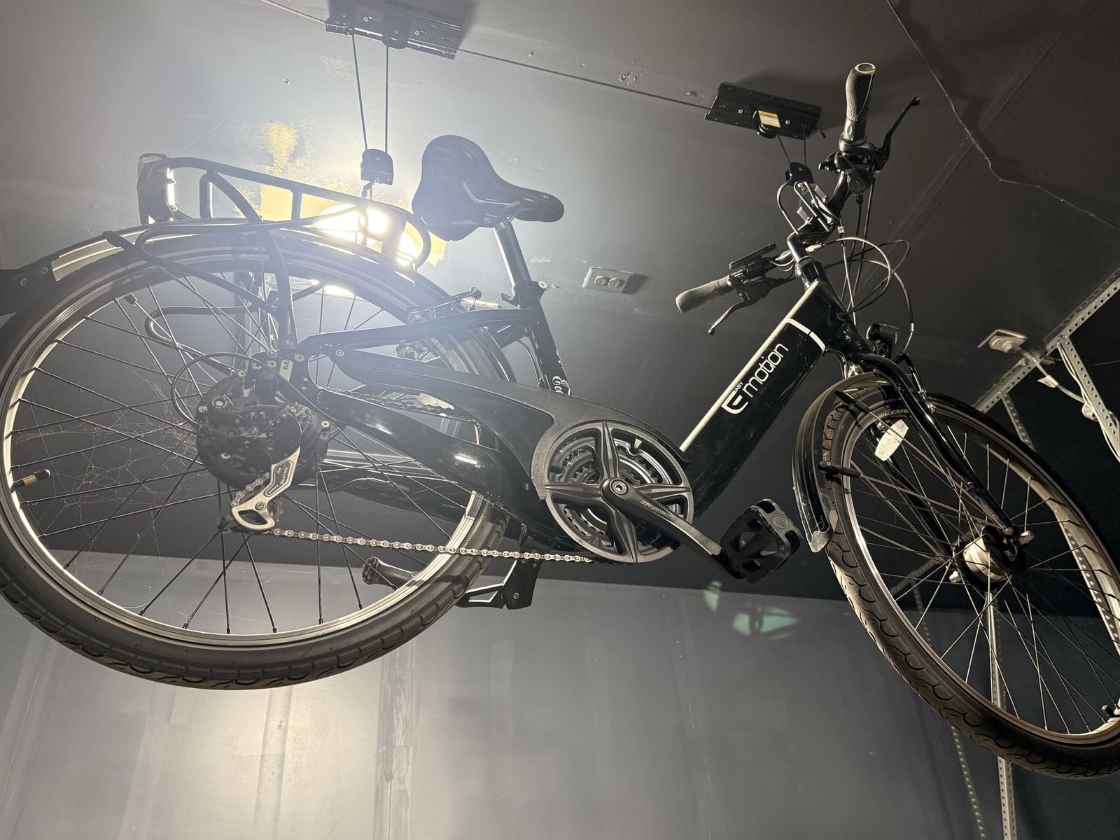 (Parts only)BH Easy Motion Electric Bicycle - Black Commuter E-Bike with Rear Rack