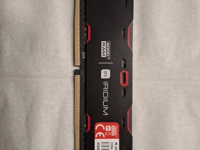 GOODRAM 8 GB DDR4 2400 MHz Iridium Black (IR-2400D464L15S/8G)
