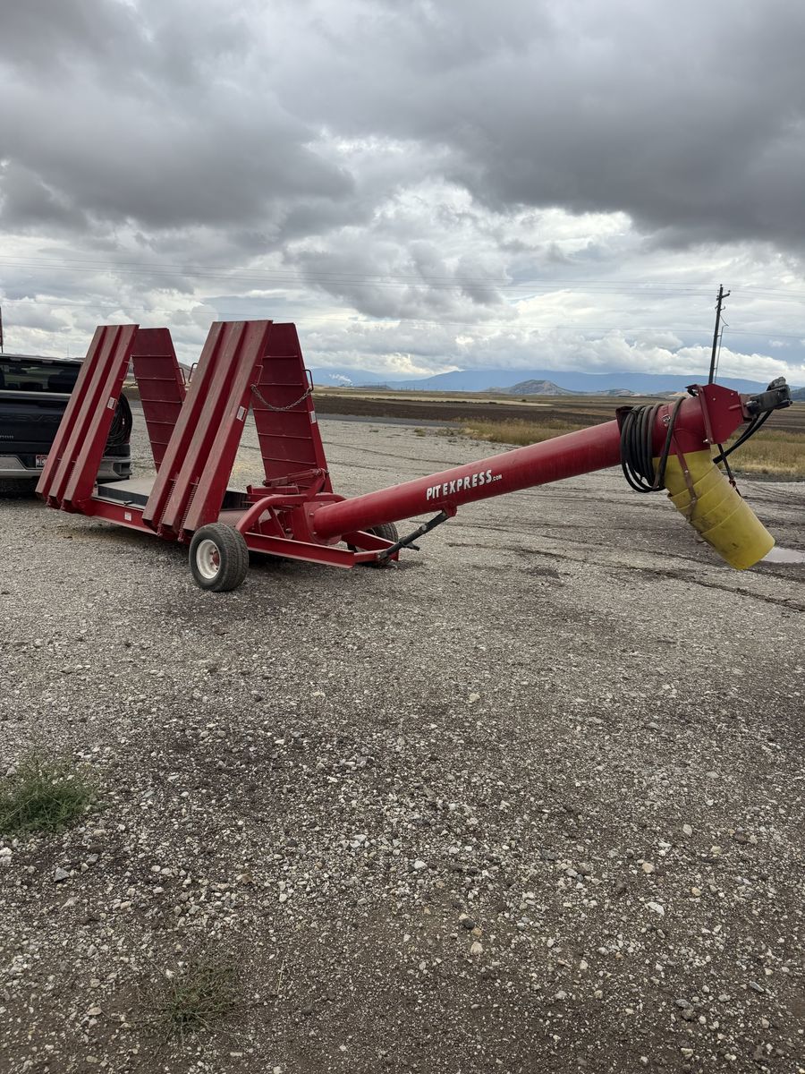 Pit Express drive over unloading system