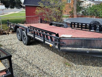22' flatbed trailer