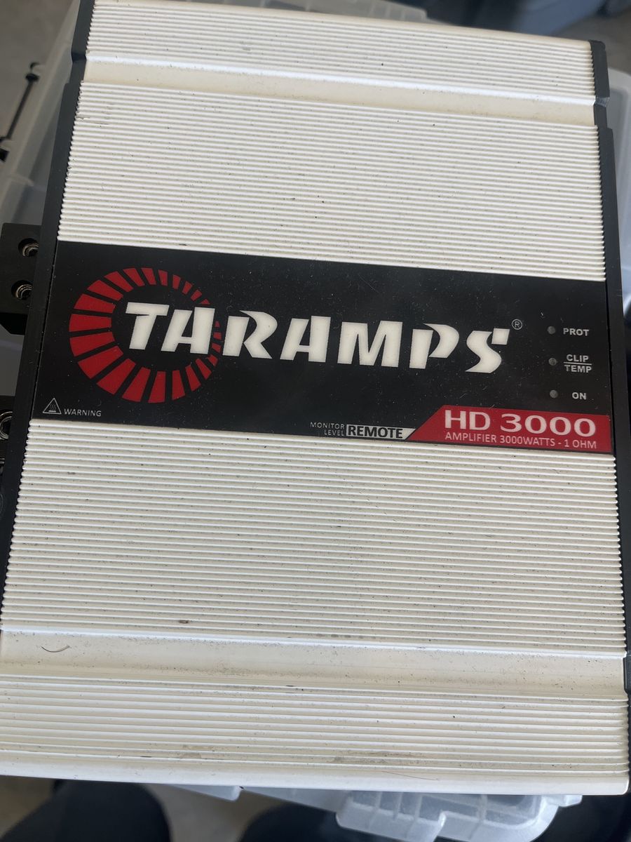 Taramps HD 3000 W amplifier 1-OHM