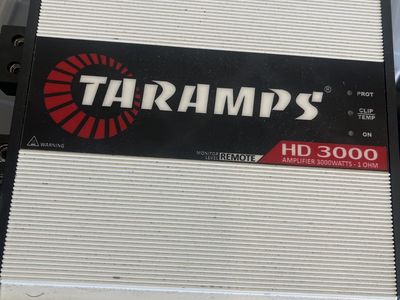 Taramps HD 3000 W amplifier 1-OHM