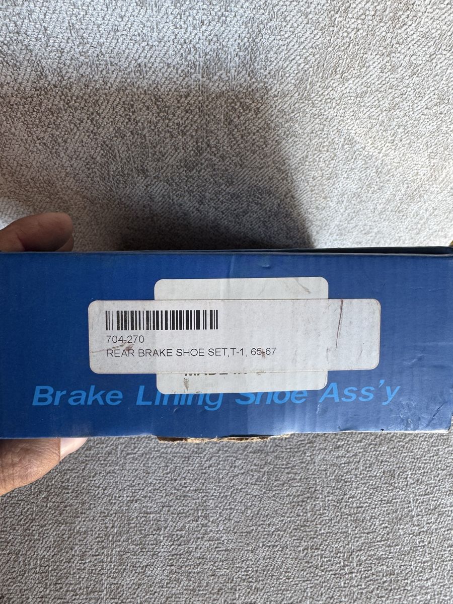 VW Beetle Brake shoes. Rear