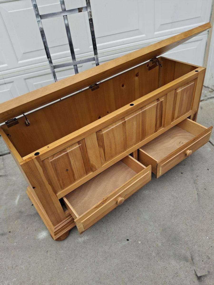 large double dicker hope chest