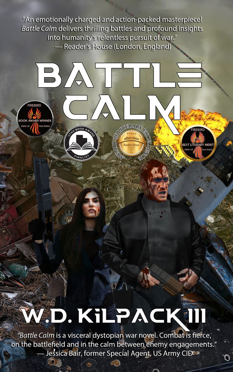 Battle Calm Hardcover NEW & SIGNED BY AUTHOR