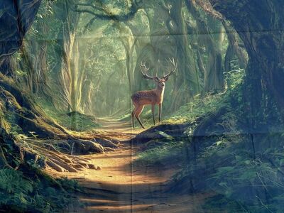 Deer Tapestry