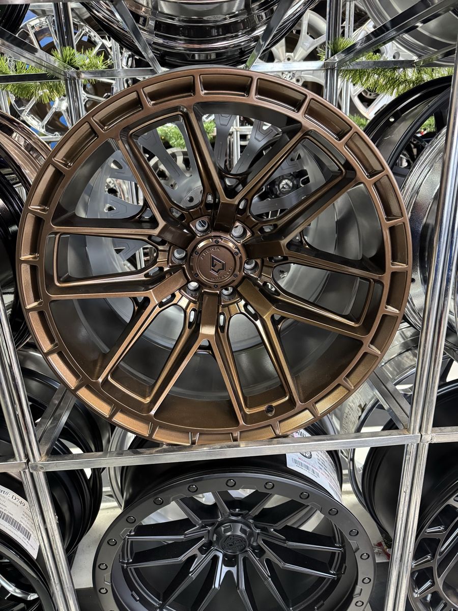 Arena Battle 22x12  brand new set of 4 wheels Smoked Bronze Tint Clear 6x139.7 lug Pattern, -44mm Offset