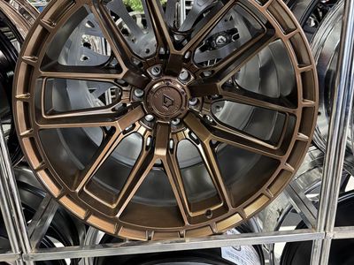Arena Battle 22x12 brand new set of 4 wheels Smoked Bronze Tint Clear 6x139.7 lug Pattern, -44mm Offset