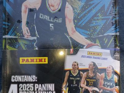 2025 Panini Prizm WNBA Sealed Collector Tin Box - 4 Packs