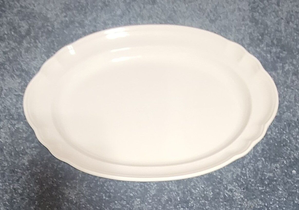 Pfaltzgraff white oval platter and serving dish