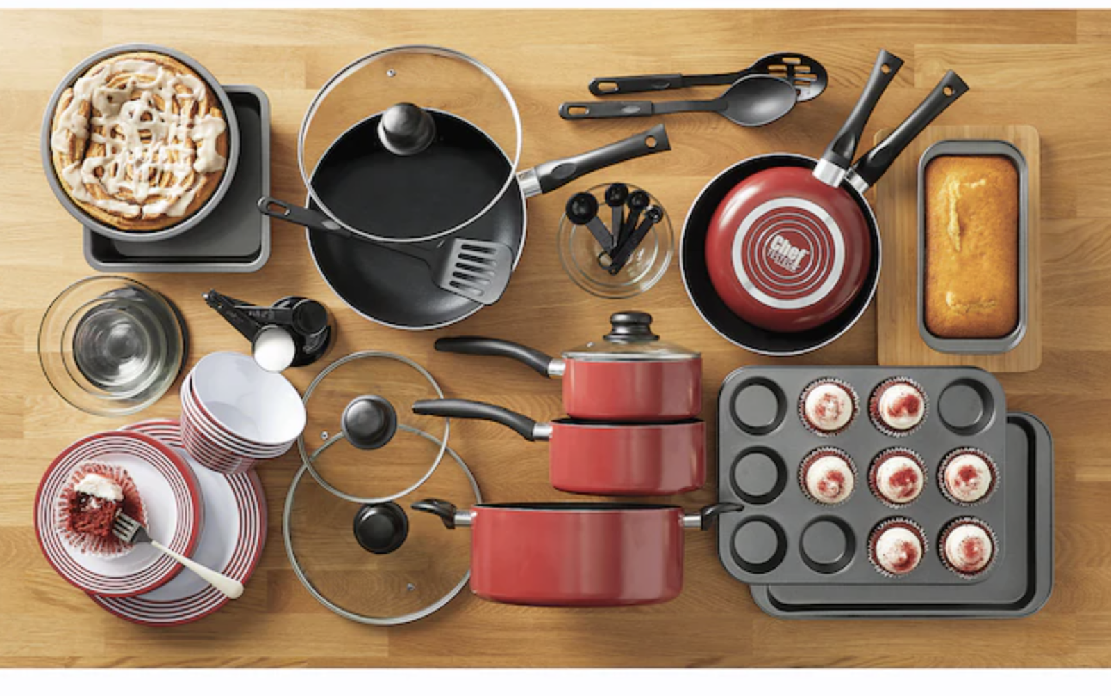 New in Box Chef Tested 50-Piece Mega Kitchen Set