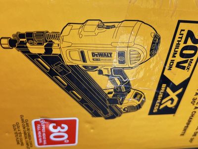 30degree dewalt cordless brushless 20v nailer