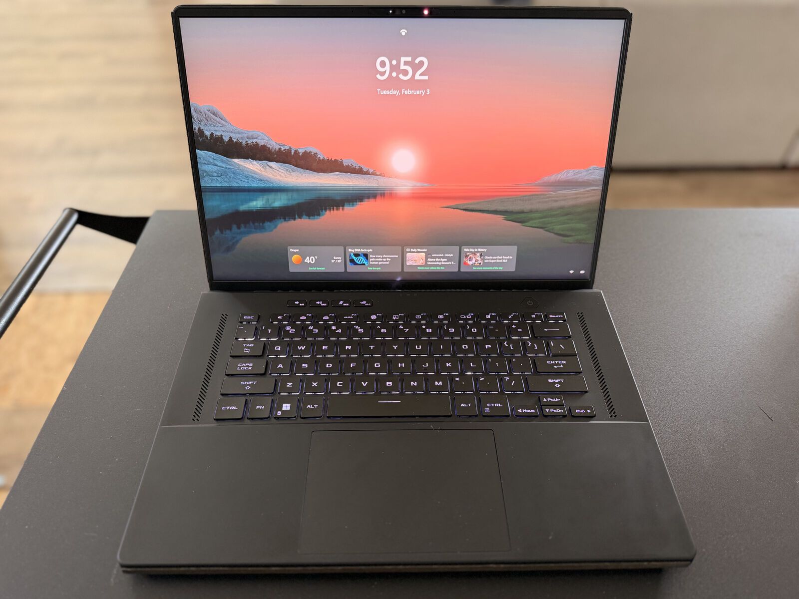 Asus Gaming ROG Zephyrus, i9, RTX 3070, 16 GB RAM, lightly used with box