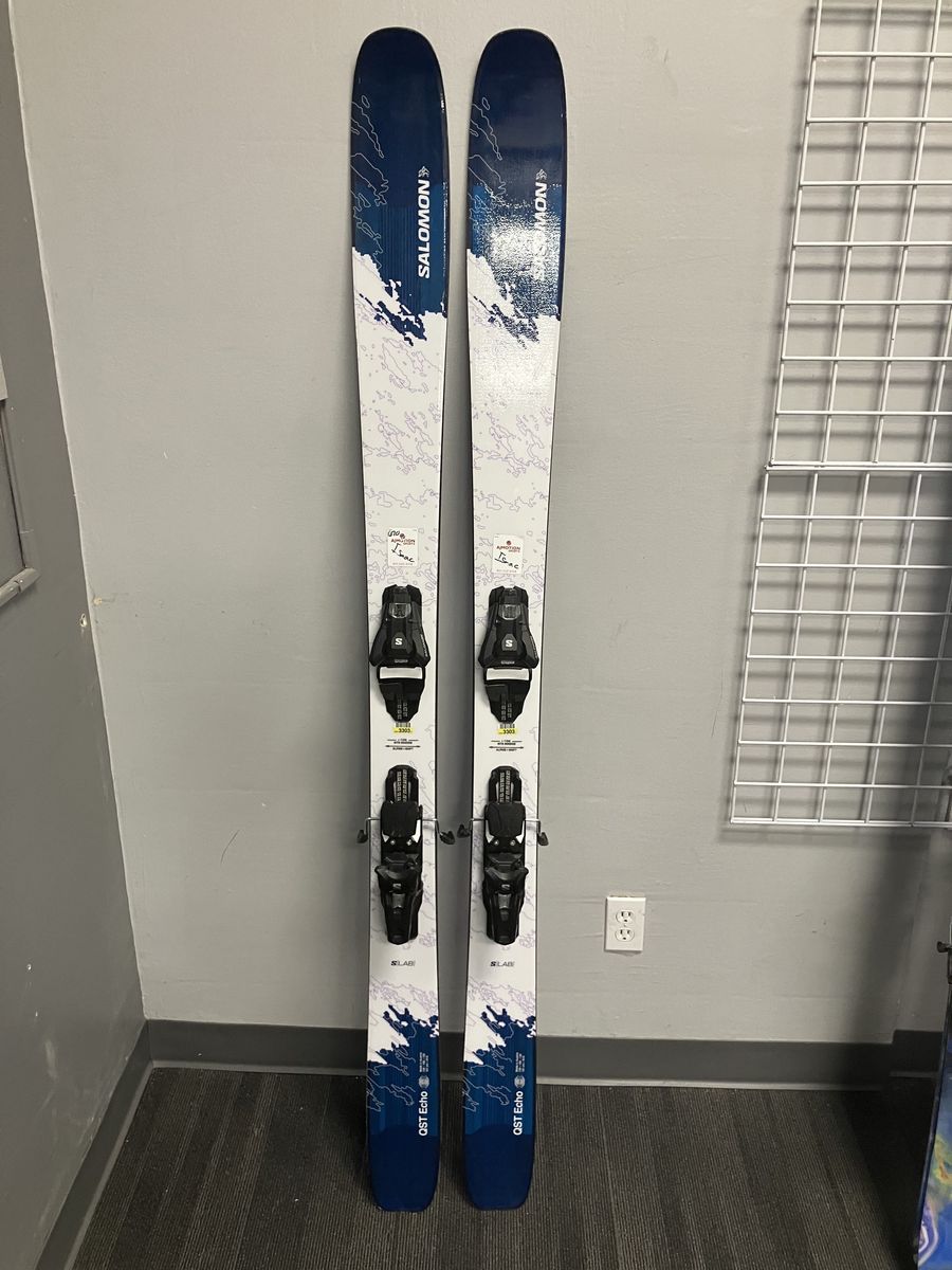 Salomon QST Echo Skis - 181cm w/ Atomic Strive 11 Demo Bindings- Lightly Used 2026