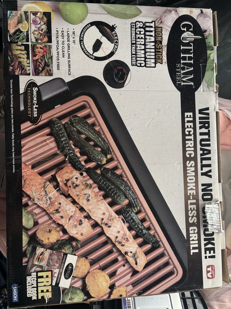 Electric smokeless grill new in box