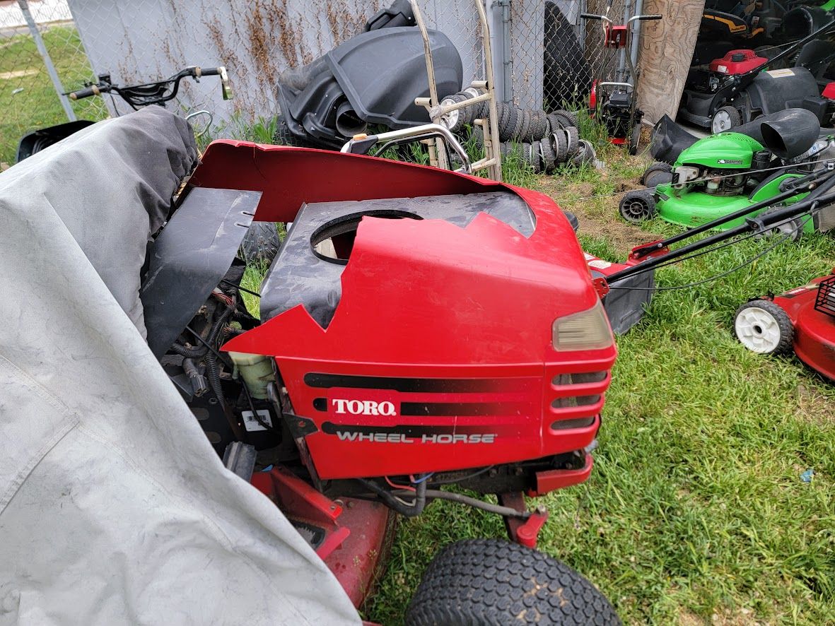 Toro wheel horse hood