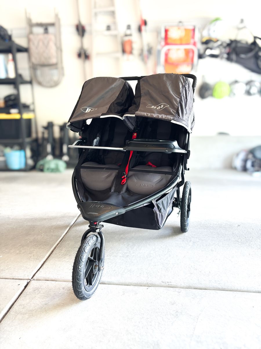 Bob Duallie Pro Double Jogging Running Stroller with Accessories