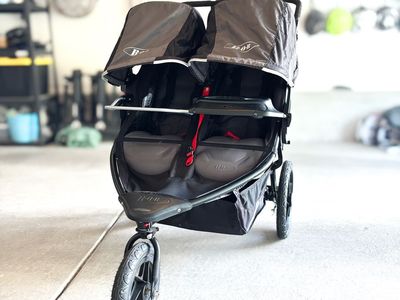 Bob Duallie Pro Double Jogging Running Stroller with Accessories
