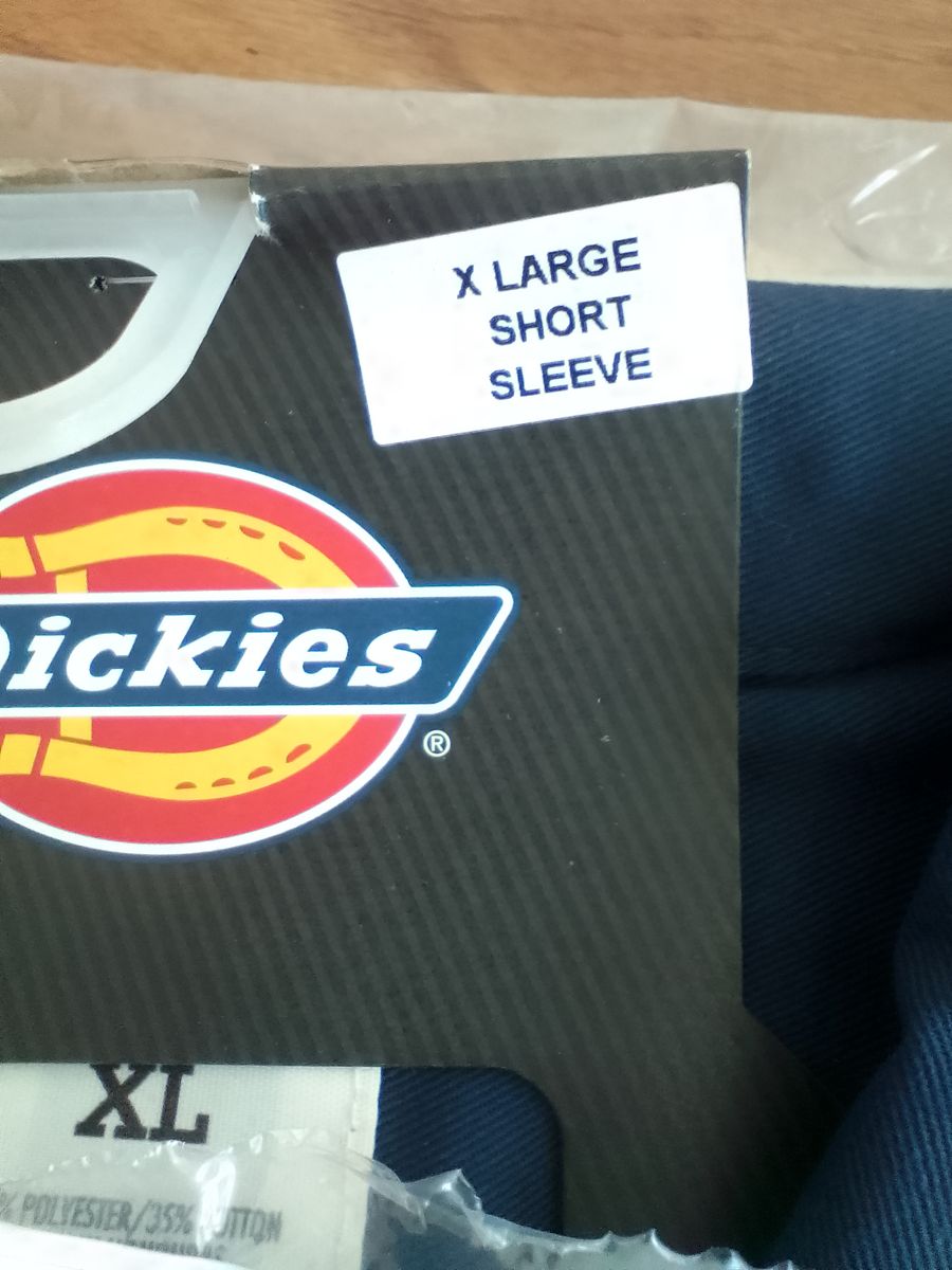 DICKIES XL SHORT SLEEVE WORK SHIRT