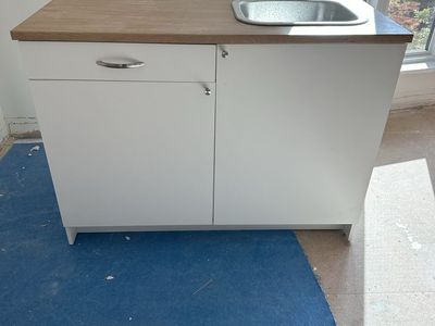 Utilized Sink/Cabinet