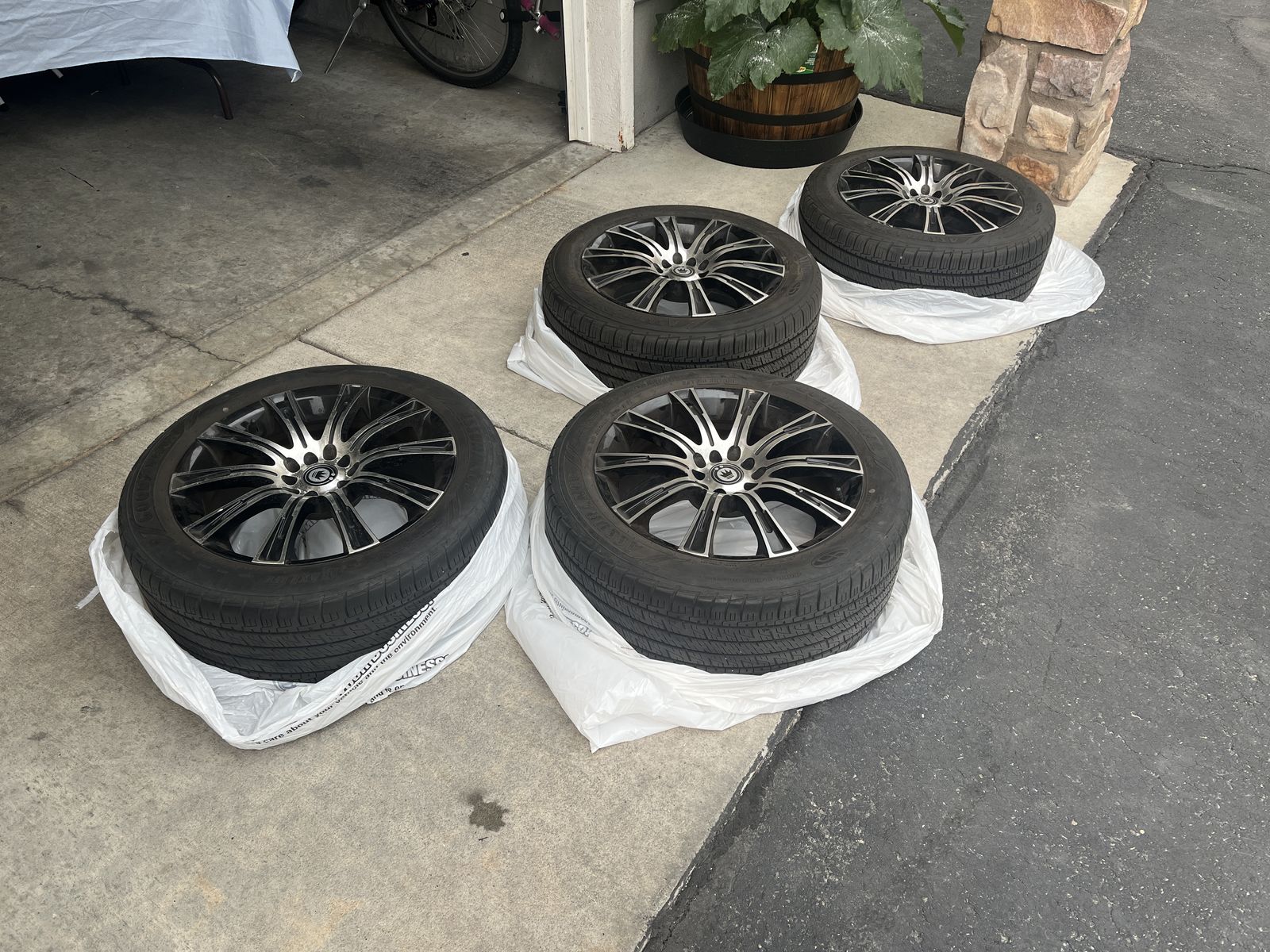 17" Konig Wheels with 225/50R17 Goodyear Tires
