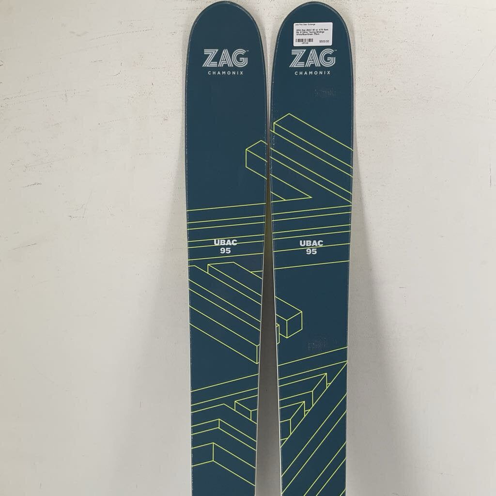 2024 Zag UBAC 95 w/ ATK Rent Me 10 Demo Touring Bindings