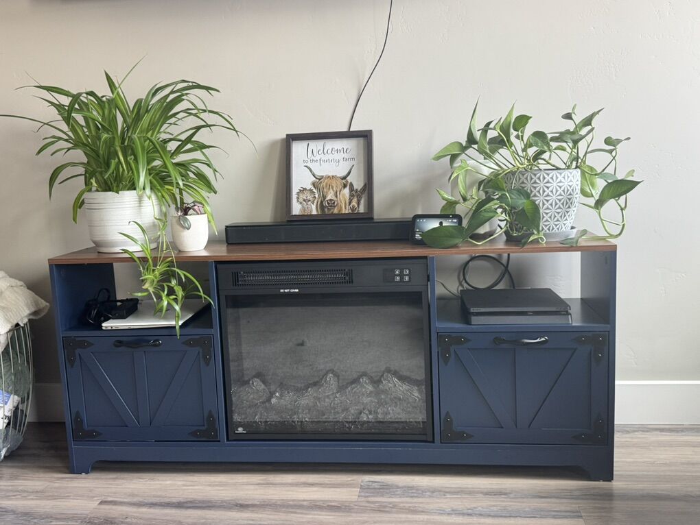TV stand With Fireplace