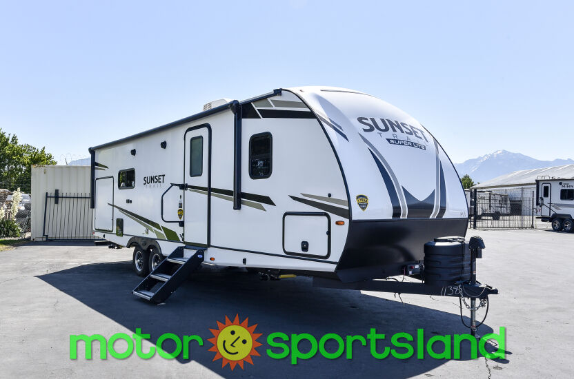 2024 CrossroadsSunset Trail Super Lite 253RB Rear Living Room Rear Bath Loft Outdoor Kitchen