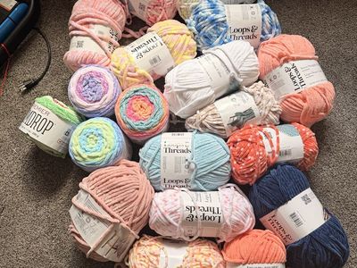 20 Brand New Skeins Of Yarn