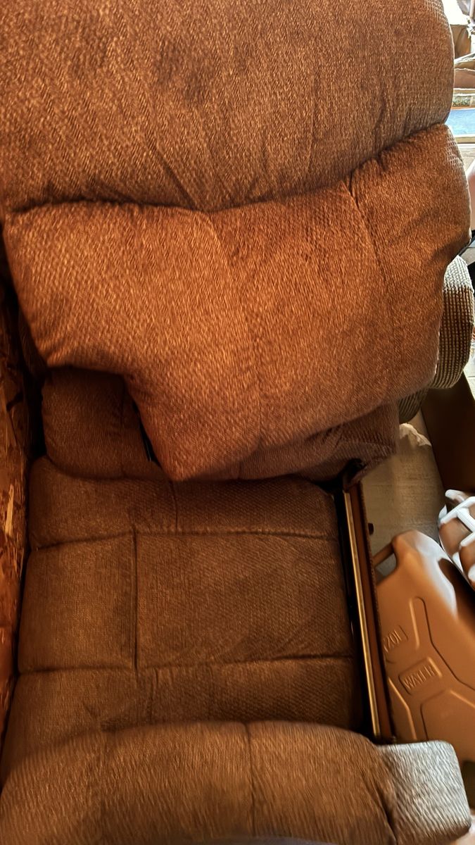 Brown Recliner Chair - Upholstered, Comfortable Seating