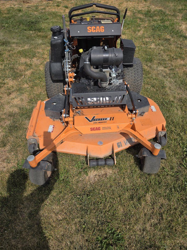 2023 61" Scag V-Ride II Fuel-Injected Stand-On Commercial Zero-Turn Lawn Mower
