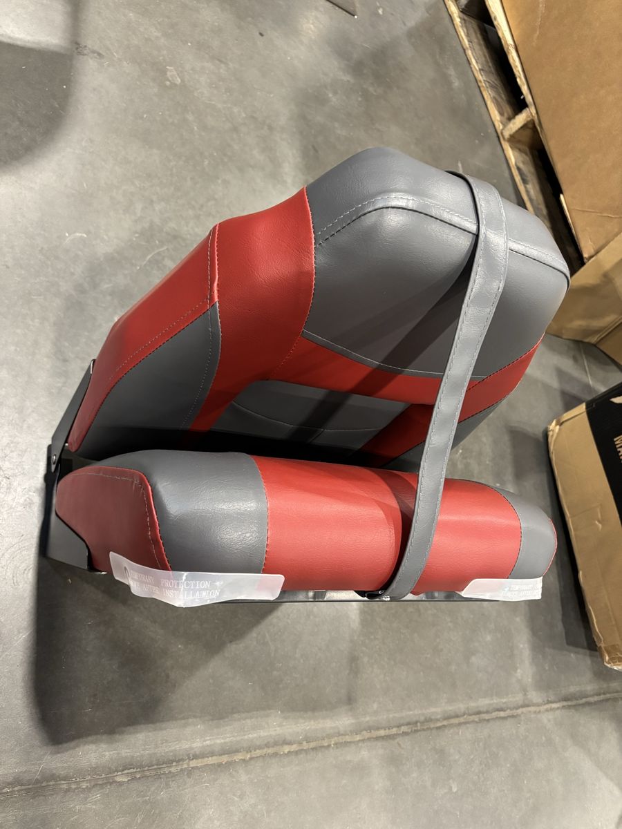 2 Leather High Back Boat Seats