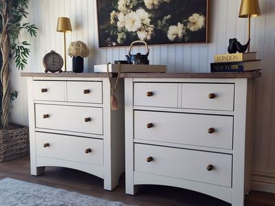 Bassett 3 Drawer Nightstands Solid Wood