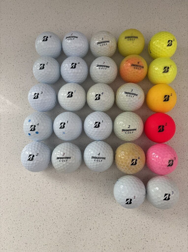 33 Used Bridgestone Golf Balls