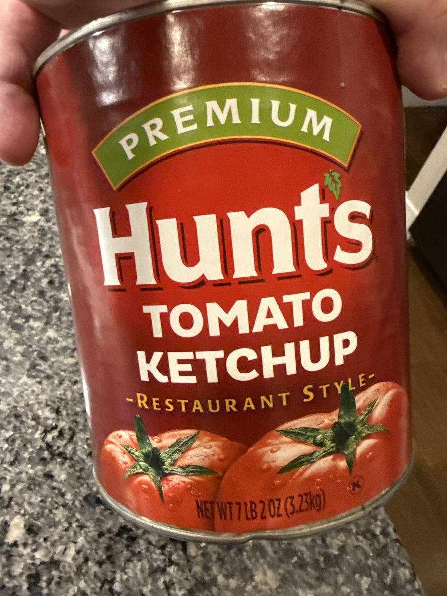 **FREE** Hunt's Premium Tomato Ketchup Restaurant Style 7 lb 2 oz Bulk Can