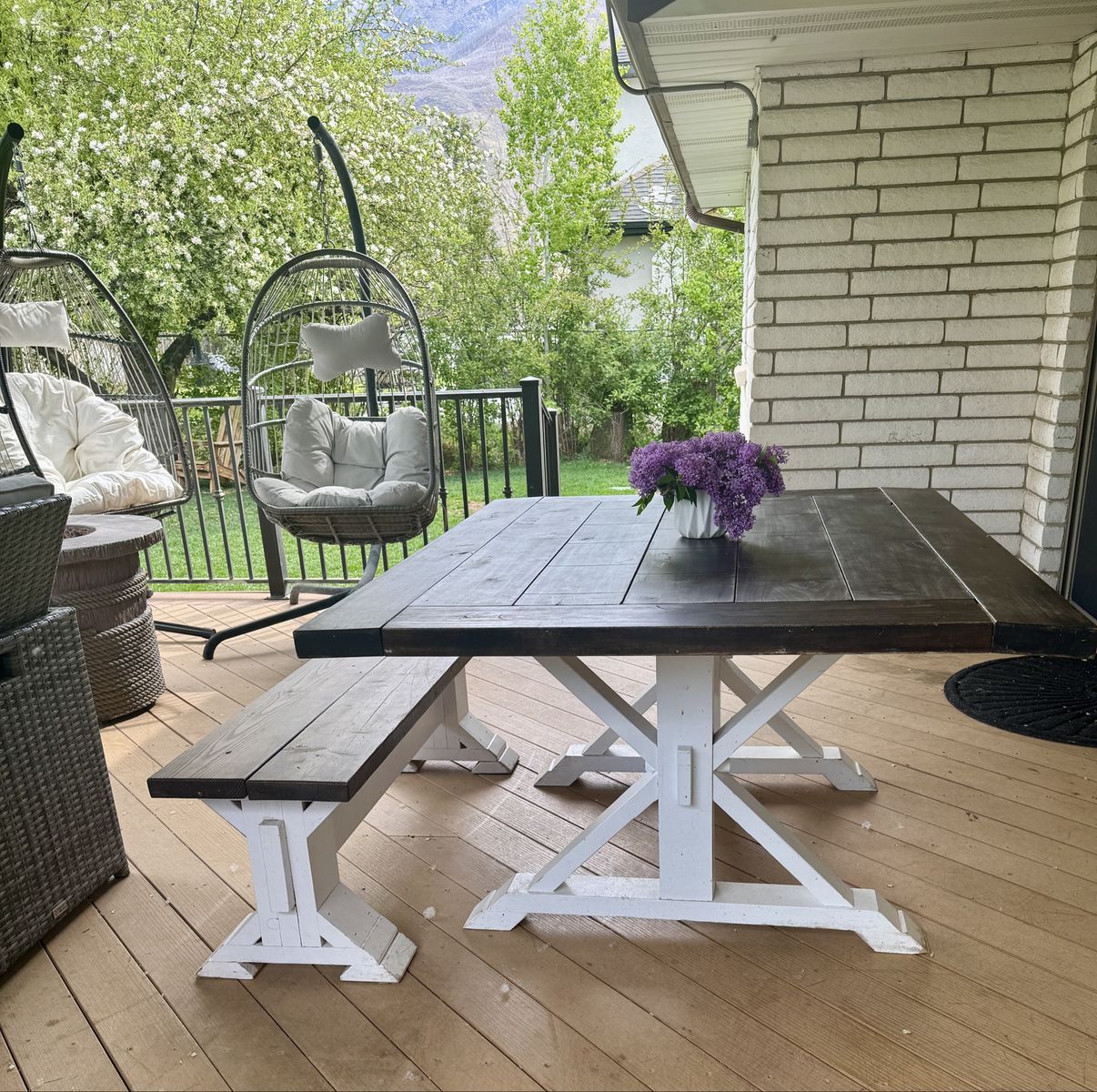 Farmhouse Table & Bench