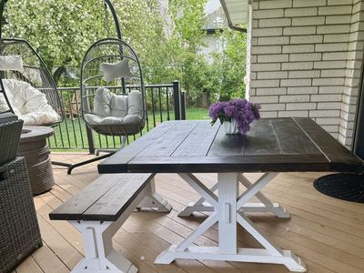 Farmhouse Table & Bench