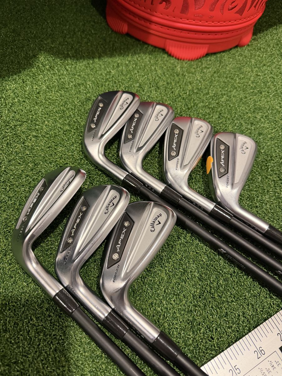 Left Hand Callaway Apex Ai300 Iron Set 5i-PW,AW Regular MMT 70g Shafts