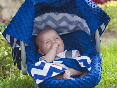 CarSeat Canopy Set - helps keep the chilly air/breeze off baby
