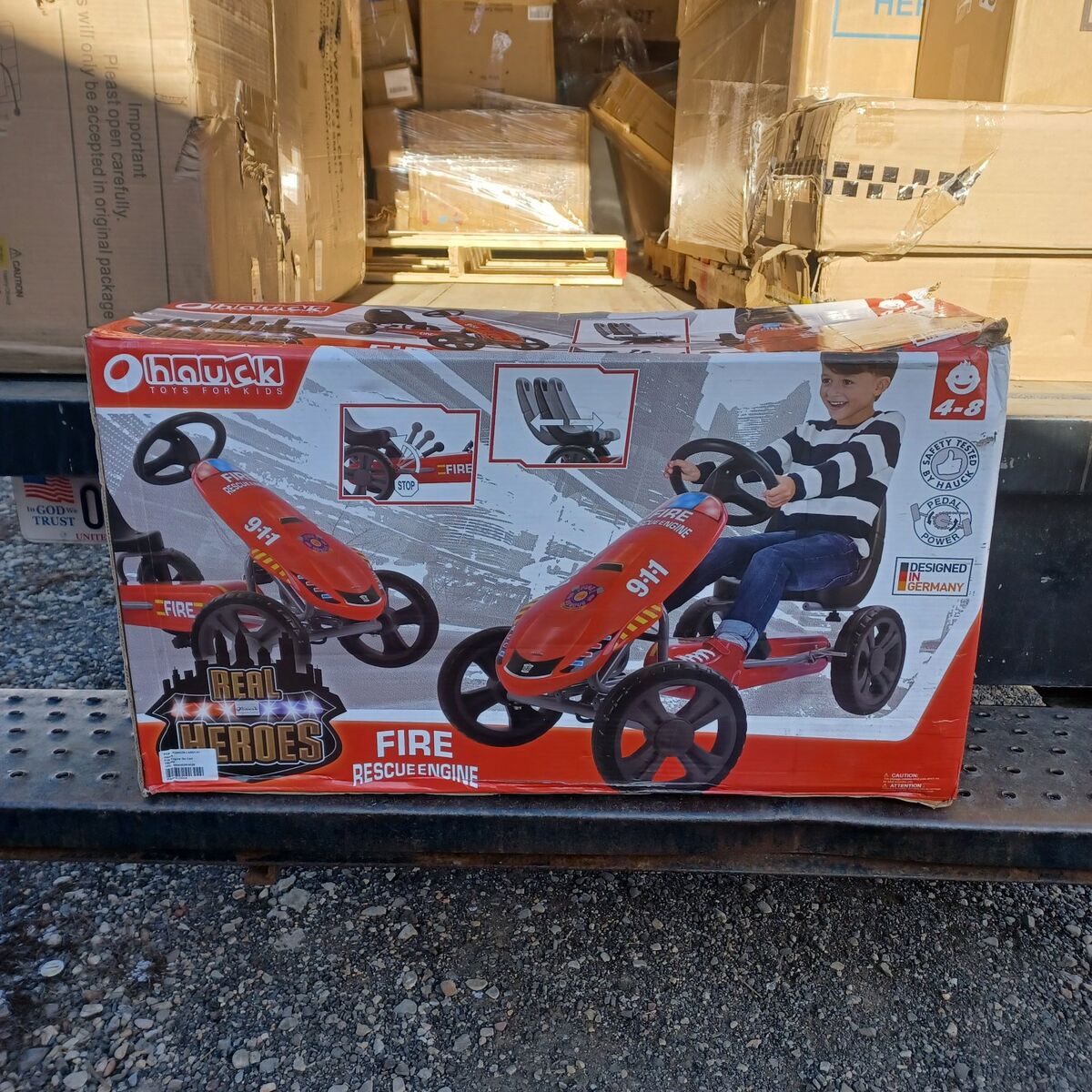 Fire Rescue pedal go-kart