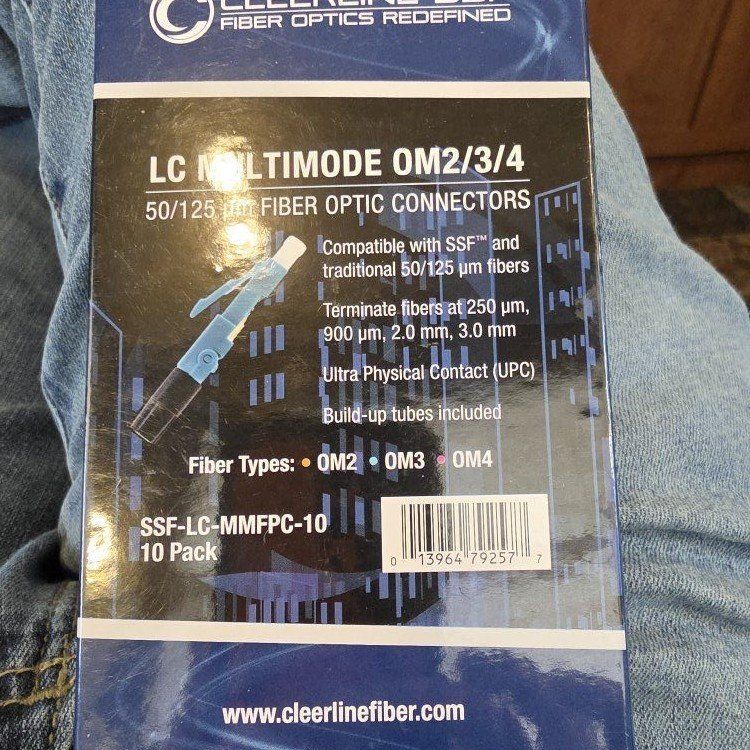 MM fiber optic LC connectors