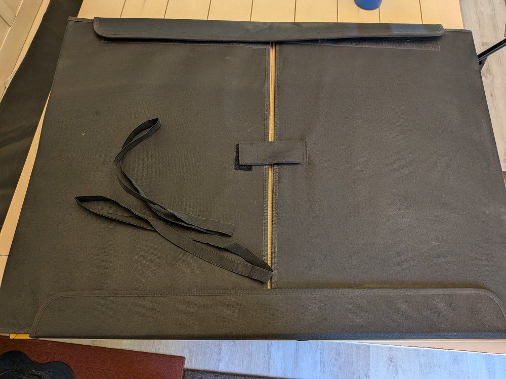 Jigsaw Puzzle Board Case with Felt Work Surface and Folding Flaps