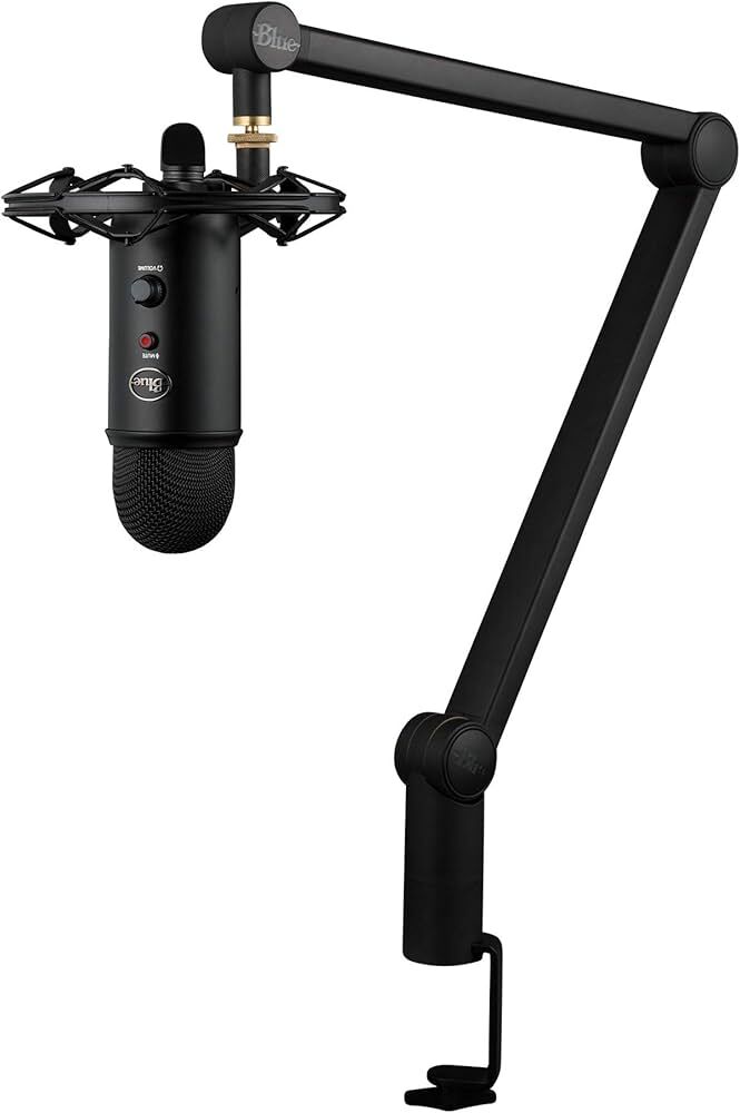 Blue yeti microphone with arm